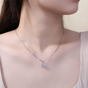 Venta al por mayor de collares, colgante chapado en oro, cadena Real Original, circonita cúbica, piedras preciosas, Joyería de diamantes, recuerdos para invitados de boda - Product Image 6