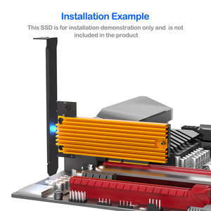 M.2 NVME SSD a <span class=keywords><strong>PCI</strong></span> Express 3.0 X4 adattatore scheda Host-supporto M.2 PCIe (NVMe o AHCI) tipo 2242 2260 280 NVME SSD - Product Image 6