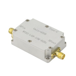WYDZ-LAN-10M-6GHz 40DB เครื่องขยายสัญญาณบรอดแบนด์แบบได้กำลังขยายสูง โมดูลเครื่องขยายสัญญาณ RF บรอดแบนด์ที่มีความเรียบเนียนสูง - Product Image 3