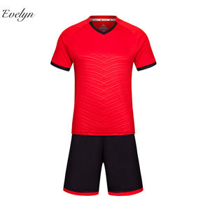 Seragam Sepak Bola EVELYN High-End European Cup Baru Bahan Spandex/Polyester Setelan Olahraga Pria Potongan Otomatis Layanan OEM - Product Image 3