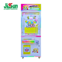 Nouvelle machine de jeu d'arcade à monnayeur en métal, type mini-grue à pinces, pour la capture de peluches colorées, personnalisable, sécurisée et facile à assembler