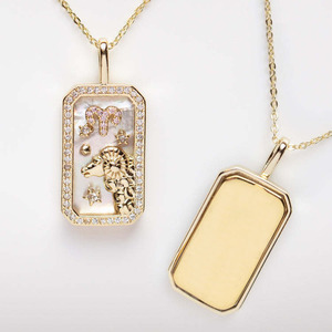 OEM Collier Zodiaque 18K Gold Plating Colorful Birthstone Copper Crystal Zodiac <strong>Necklace</strong> - Product Image 4