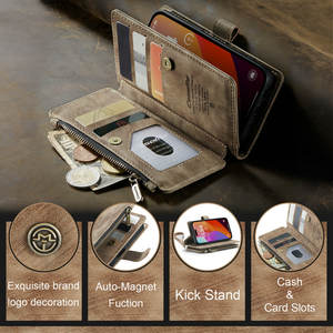 Custodia CaseMe con Ricarica Wireless per <span class=keywords><strong>iPhone</strong></span> 15 Pro, 14 Pro Max, 13, 12, <span class=keywords><strong>11</strong></span>, Xr, Xs Max, Portafoglio Intelligente con Slot per Carte - Product Image 2