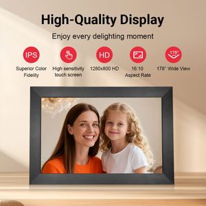 Cadre photo numérique <span class=keywords><strong>à</strong></span> écran tactile de 10,1 pouces, 32 Go, partage de photos, vidéos et <span class=keywords><strong>meilleurs</strong></span> vœux via l'application Frameo, cadre photo numérique intelligent WIFI - Product Image 3