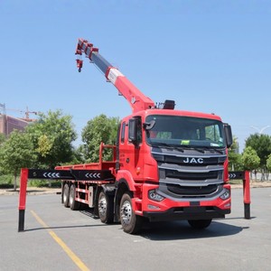 Fournisseur d'usine JAC Grue à flèche télescopique montée sur camion 14 tonnes 16 tonnes Grue de camion de fret 8x4 à vendre - Product Image 5
