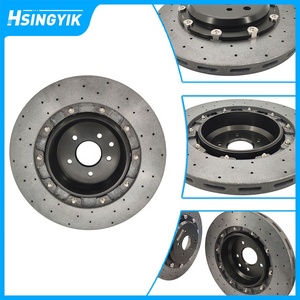 จานเบรกคาร์บอนเซรามิกไฟเบอร์สำหรับรถยนต์ ขนาด 330/355/380/390/410/420 มม. สำหรับ GTR R35 BMW M5 <span class=keywords><strong>M6</strong></span> E92 M3 Audi Q7 R8 Porsche Cayenne - Product Image 2