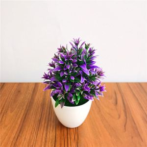 Mini plantes artificielles en pot, verdure de buis en pot, herbes aromatiques en pot, petites plantes d'intérieur, décoration de table, centre de table - Product Image 3