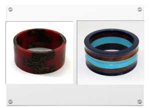 Bracelets en résine de conception de luxe fabriqués en Inde pour filles Bracelets en résine à usage décontracté disponibles en vrac - Product Image 5