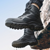 Nouvelles Bottes de Sécurité Antidérapantes avec Bout en Acier et Semelle en Caoutchouc Résistante à l'Usure