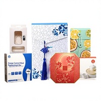 Coffret Cadeau Luxe Personnalisé pour Bougie Nid d'Oiseau avec Cadre Photo, Boîte Couleur et Logo Gratuits – Modèle 7