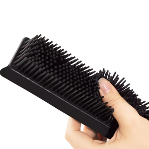 Balai en caoutchouc de 47 pouces pour enlever les poils d'animaux, râteau à tapis en TPR, brosse à plancher avec raclette, balais et outils de nettoyage - Product Image 2