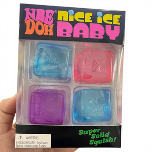Best Selling NeeDoh Nice Ice Baby 4-Pack Super Solid Ice Cube Squeeze Toys Stress Relief Fidget Set for Kids Adults <b>Blind</b> Box - Product Image 6