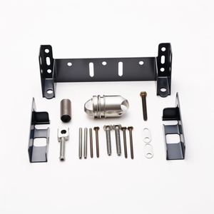 Kit d'assemblage de supports de montage en tôle galvanisée découpée au laser sur mesure, pliage de précision, fabrication OEM industrielle, vente en gros - Product Image 6