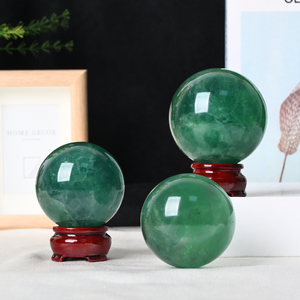 Esfera de Cristal de Alta Calidad al por Mayor, Esfera de Fluorita Verde para Decoración del Hogar - Product Image 2
