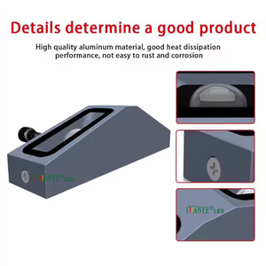 Luz <span class=keywords><strong>LED</strong></span> de aluminio moderna para ventana Yuanyeled de 10X180 grados, Lámpara decorativa para pasillo, lámparas de pared para exteriores - Product Image 3