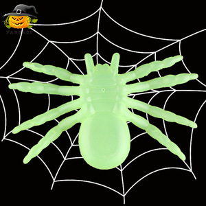 Glow In Dark <b>Spider</b> Halloween Decoration 10.5x16cm <b>Plastic</b> Indoor Party Prop - Product Image 2