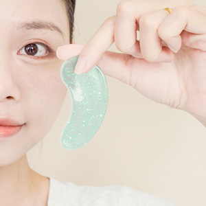 Masque pour les yeux en collagène cristallin à étiquette privée, patchs hydratants pour les yeux pour peaux sèches, ingrédients végétaliens à l'acide hyaluronique et à la vitamine C - Product Image 3