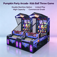 Machine de jeu vidéo d'arcade à monnayeur, simulateur de tir de balles Pumpkin Party pour salles d'arcade, centres de divertissement familial et centres commerciaux