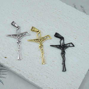 Joyerí<span class=keywords><strong>a</strong></span> Gótica Vintage para Hombre, Colgante de Acero Inoxidable con Diseñ<span class=keywords><strong>o</strong></span> de <span class=keywords><strong>Muerte</strong></span>, Santa <span class=keywords><strong>Muerte</strong></span> - Product Image 3