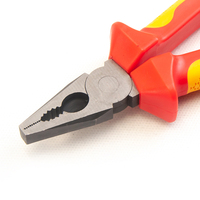 Pince combinée isolée VDE 1000V |   Pinces d'électricien anti-rouille Cr-V de 6, 7 et 8 pouces, conformes à la norme IEC 60900, avec poignée antidérapante en TPR