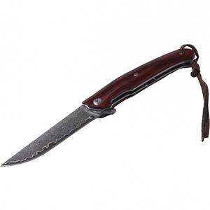 Boutique Damasco <span class=keywords><strong>cuchillo</strong></span> plegable mango de madera personalizado de alta calidad al aire libre Camping táctico EDC <span class=keywords><strong>cuchillo</strong></span> de bolsillo <span class=keywords><strong>cuchillo</strong></span> de combate OEM - Product Image 1