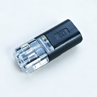 Connecteur rapide sans dénudage D2 pour bande LED, connecteur de raccordement pour câblage basse tension