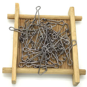 Connecteurs en forme de huit en acier inoxydable 304 Tf053 pour leurres de pêche en mer, accessoires de pêche en eau salée - Product Image 2