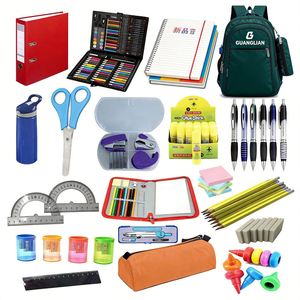 Ensemble <span class=keywords><strong>de</strong></span> papeterie <span class=keywords><strong>de</strong></span> bureau tout-en-un, écologique, coloré, styles variés, pour la rentrée scolaire, fabriqué en usine - Product Image 2