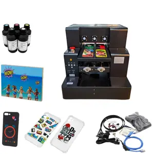 A3 L805 UV Printer The Smallest and The Cheapest UV LED Flatbed Printer For Printing , golf ball pen card digital 3d printer