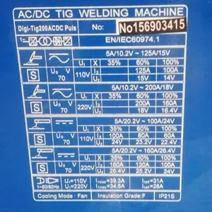 Precio competitivo IGBT inversor 200A AC DC TIG soldadores pulso TIG máquina de soldadura por puntos máquina de soldadura para aluminio - Product Image 4