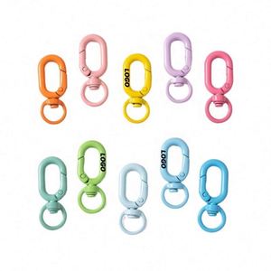 <b>Custom</b> Colorful Lobster Claw Clasps Swivel Lanyards <b>Key</b> <b>Rings</b> for DIY Bag Jewelry & Personalized Gifts - Product Image 1