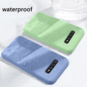 Custodia protettiva per <span class=keywords><strong>cellulare</strong></span> in Silicone liquido morbido per <span class=keywords><strong>Samsung</strong></span> S20 Plus Ultra Note 10 S10 - Product Image 3