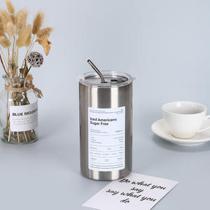 Style minimaliste en gros 350ML thé tasses à café voyage en acier inoxydable gobelet bouteilles tasses d'eau avec couvercle étanche - Product Image 5
