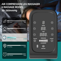 Bottes de compression homologuées CE avec 6 modes, batterie 5000 mAh et pression réglable pour drainage lymphatique et massage des jambes