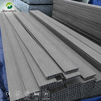 Planche de terrasse en composite bois-grain WPC pour extérieur, imperméable, antidérapante, surface co-extrudée, installation par clipsage, patio, terrasse, jardin