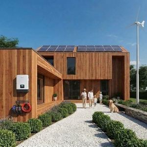 Générateur d'air CE complet 5 kW, éolien pour la maison, système d'alimentation hybride solaire 10 kW 15 kW 20 kW - Product Image 1