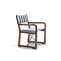 Ensemble de table et de chaises pliantes en aluminium de style nordique pour restaurants haut de gamme et mobilier d'extérieur
