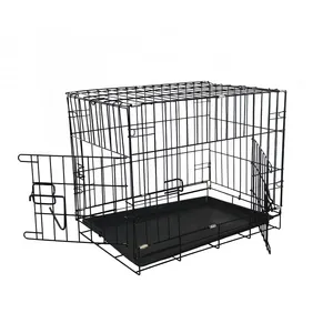 Zunhua Meihua Black Color kleine gefaltete Indoor Outdoor Haustier produkte Hund liefert Hunde käfig zum Verkauf