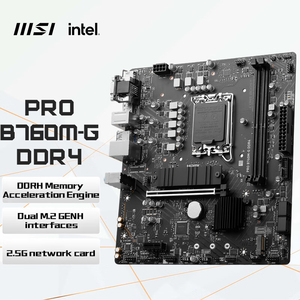 Placa base para ordenador de juegos MSI PRO 13700G E DDR4 <span class=keywords><strong>DDR5</strong></span> compatible con CPU13400F/<span class=keywords><strong>13600KF</strong></span>/1700 K (Intel B760/LGA) - Product Image 3