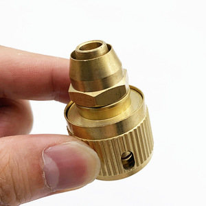 Brass Quick Connect Fitting 3 8 Inch For Car <b>Washer</b> Hose Adapter With Spring Tube Connection - Product Image 4