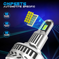 Bombilla CST H11B de Nuevo Diseño, 80W, 8000LM, 6500K, Luz Alta y Baja, DC 12V, Reemplazo IP68, Conexión Directa, Canbus, Faro LED para Auto