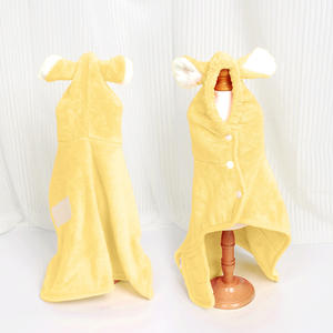 Albornoz para Mascotas OEM, Ropa <span class=keywords><strong>de</strong></span> Secado Rápido para Perros, Toalla Envolvente para Todo el Cuerpo para Gatos, Albornoz Grueso para <span class=keywords><strong>Baño</strong></span> <span class=keywords><strong>de</strong></span> Mascotas - Product Image 4