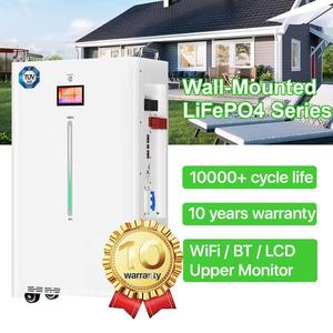 แบตเตอรี่ Lifepo4 300Ah 230Ah 48โวลต์51.2โวลต์แบตเตอรี่ Lifepo4เก็บพลังงานแสงอาทิตย์ติดผนังติดผนังบ้าน - Product Image 5