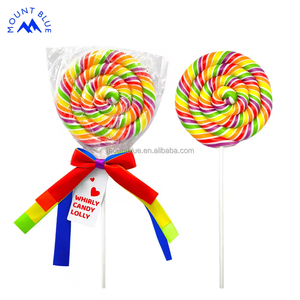 Piruleta Gigante Arcoíris, Productos de Confitería Envueltos Individualmente, Dulces para Regalar, Deliciosos Dulces - Product Image 3