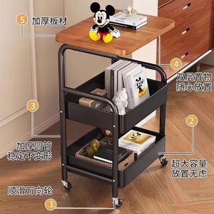 Carrito de Almacenamiento Metálico de Estilo Moderno, con Múltiples Niveles, Móvil, para Cocina, Sala de Estar, Mesa, Tabla para Servir Aperitivos - Product Image 5