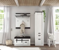 Fournisseur chinois d'arbre moderne en bois de 3 pièces pour hall, ensemble de tiroirs miroir, étagère à chaussures pour maison de campagne, armoire, rangement, meubles d'entrée