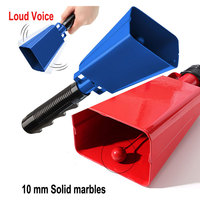 Prix de gros Peint Couleurs Poignée Noisy Maker Surdimensionné 9 pouces Big Even Drum Bells Sporting Party Cowbells Logo