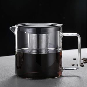 Carafe à café en verre grande capacité, vente en gros d'usine, ensemble de cafetière à infusion froide avec <span class=keywords><strong>filtre</strong></span> en acier inoxydable pour fêtes et bureaux - Product Image 2