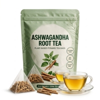 Thé en sachets de racine d'Ashwagandha Premium 120, 100% naturel et pur, tisane à base de racine d'Ashwagandha