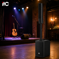 Altavoz de Columna Line Array Controlado por Smartphone, Altavoz de Columna PA, Audio Profesional para Actuaciones Móviles